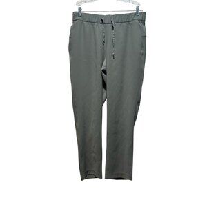Lululemon On The Fly Woven Straight Leg Pants Womens Green 10 Inseam 27” Tall